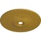 Ekena Millwork Galveston Ceiling Medallion (Canopies up to 4 3/4"), 36 5/8"OD x 3 5/8"ID x 2 3/8"P, Pharaohs Gold CM36GLPGS - alternate 3